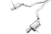 AWE Touring Edition Exhaust for Jeep Grand Cherokee SRT - Chrome Silver Tips - out of package